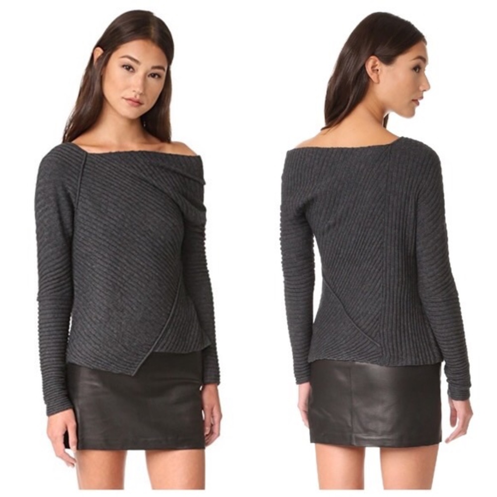 Free People Love and Harmony Asymmetrical Sweater